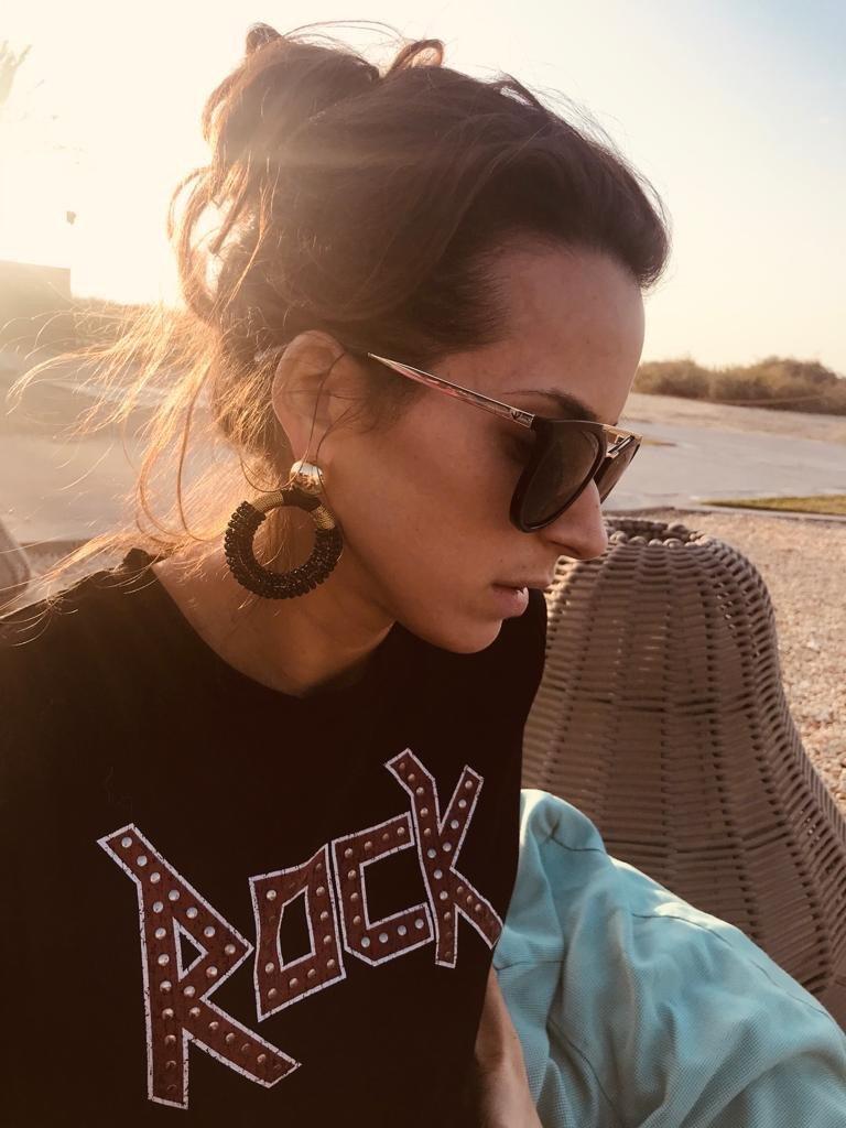 Lott. Gioielli Zwart Gouden Glassberry Silk Rond Combi Oorbellen