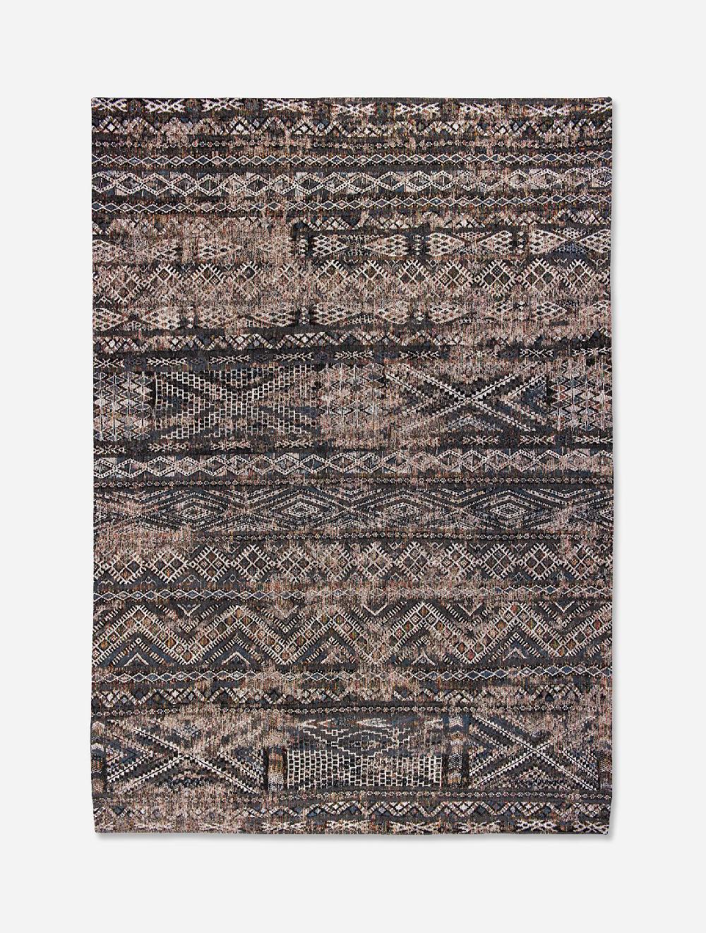 louis de poortere Black Rabat 9113 - Kilim Collection