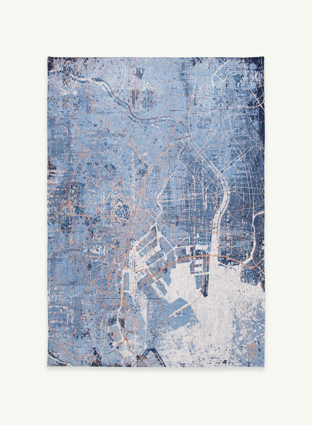 louis de poortere Conductive Blue 9314 - Cities Collection