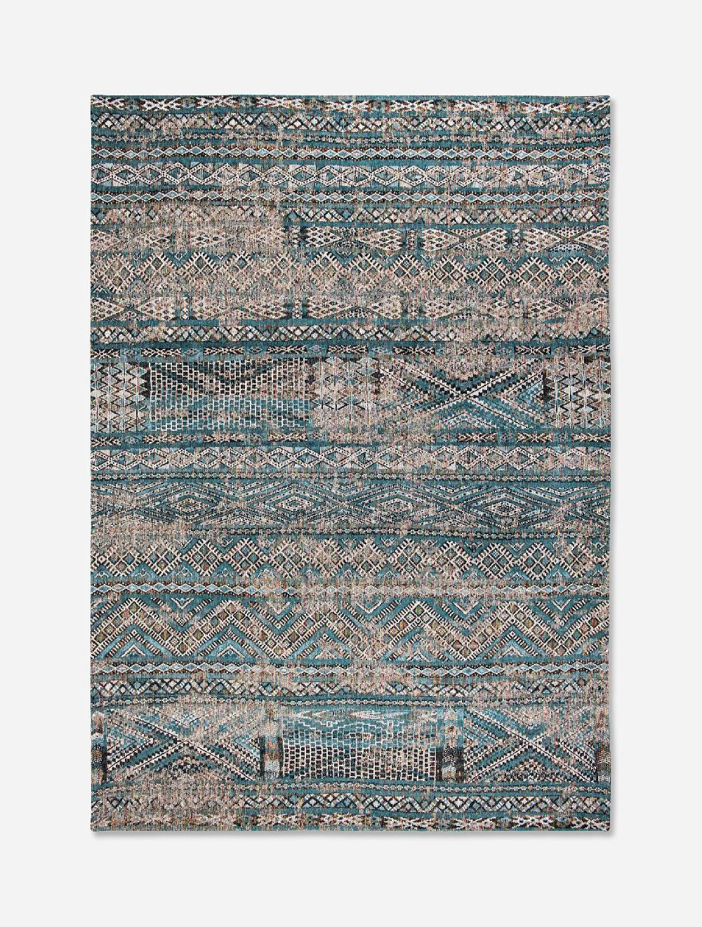 louis de poortere Zemmuri Blue 9110 - Kilim Collection