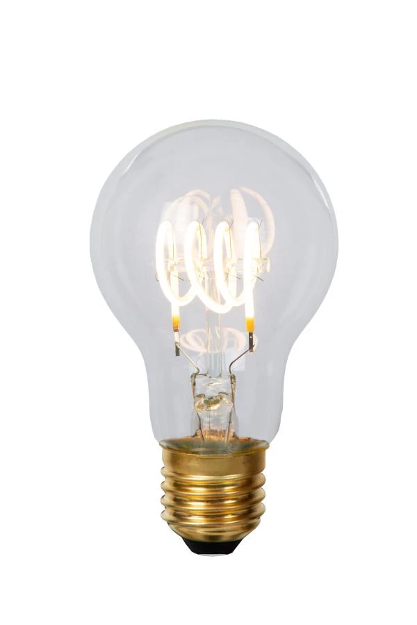 lucide Lucide A60 - Filament lamp - Ø 6 cm - LED Dimb. - E27 - 1x4 9W 2700K - Transparant