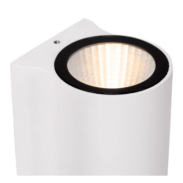 Lucide Lucide AKRA - Wandlamp Binnen/Buiten - LED - 1x6W 2700K - IP54 - Wit