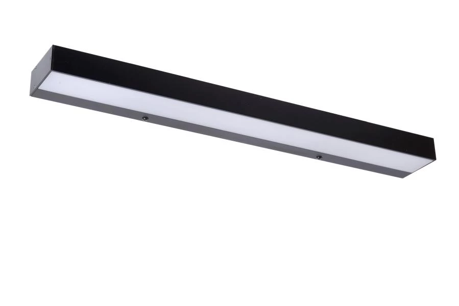 Lucide Lucide ALEXA - Wandlamp Badkamer - LED - 1x8W 3000K - IP44 - Zwart