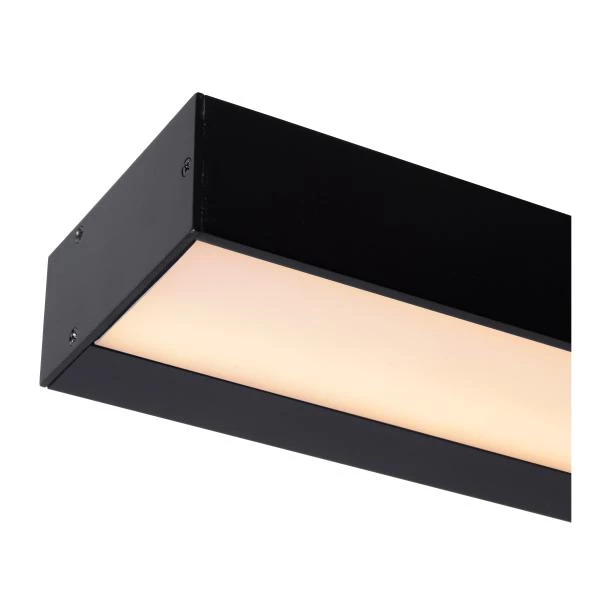 Lucide Lucide ALEXA - Wandlamp Badkamer - LED - 1x8W 3000K - IP44 - Zwart