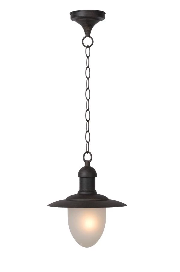 lucide Lucide ARUBA - Hanglamp Binnen/Buiten - Ø 25 cm - 1xE27 - IP44 - Roest bruin