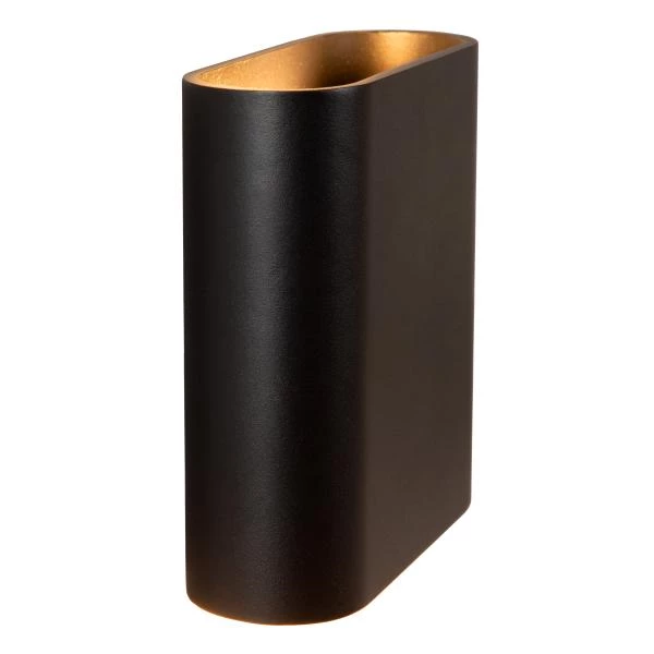 Lucide Lucide ATILA - Wandlamp Binnen/Buiten - LED Dimb. - 2x5W 2700K - IP54 - Zwart