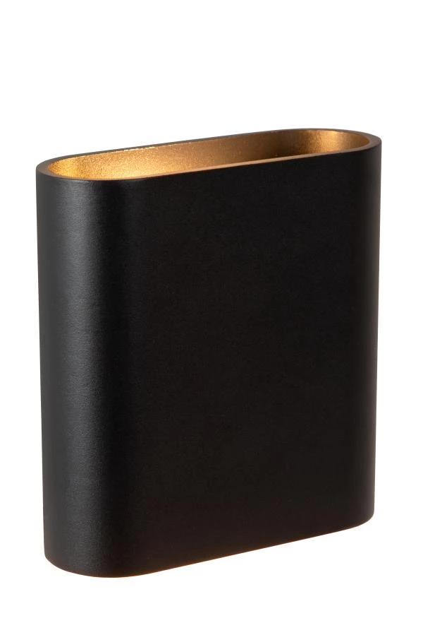 lucide Lucide ATILA - Wandlamp Binnen/Buiten - LED Dimb. - 2x5W 2700K - IP54 - Zwart