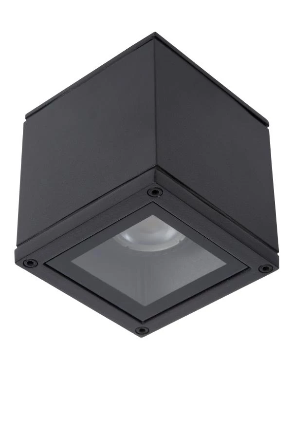 Lucide Lucide AVEN - Plafondspot Badkamer - 1xGU10 - IP65 - Zwart