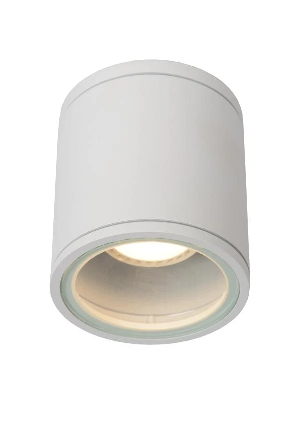 lucide Lucide AVEN - Plafondspot Badkamer - Ø 9 cm - 1xGU10 - IP65 - Wit