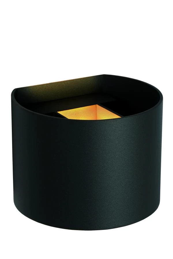 lucide Lucide AXI - Wandspot / Wandlamp Badkamer - LED - 2x7W 2700K - IP54 - Verstelbare stralingshoek - Zwart