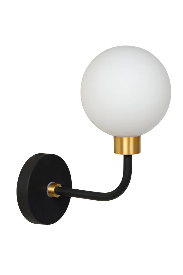 Lucide Lucide BEREND - Wandlamp Badkamer - 1xG9 - IP44 - Zwart