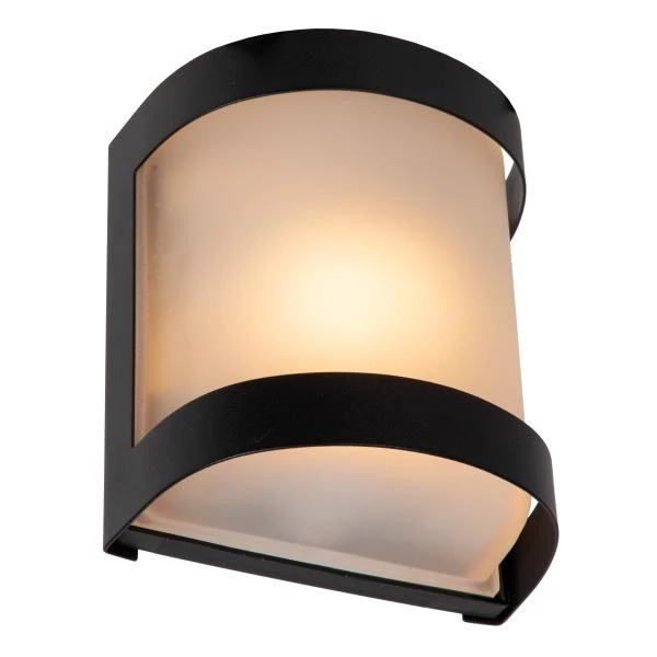 Lucide Lucide BOLO - Wandlamp Binnen/Buiten - 1xE27 - IP44 - Opaal