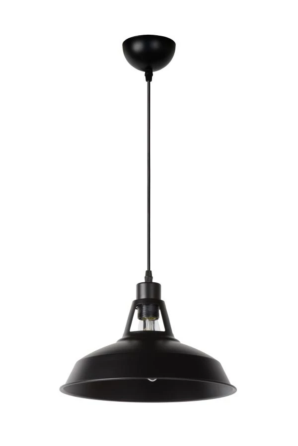 Lucide Lucide BRASSY-BIS - Hanglamp - Ø 31 Cm - 1xE27 - Zwart