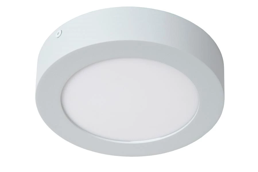 Lucide Lucide BRICE-LED - Plafonnière Badkamer - Ø 18 Cm - LED Dimb. - 1x12W 3000K - IP44 - Wit