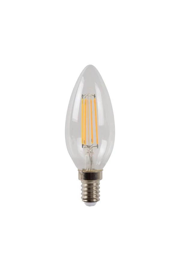 Lucide Lucide C35 - Filament Lamp - Ø 3 5 Cm - LED Dimb. - E14 - 1x4W 2700K - Transparant