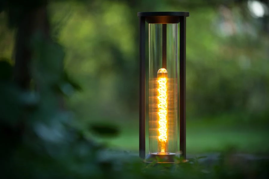 Lucide Lucide CADIX - Sokkellamp - Ø 16 Cm - 1xE27 - IP65 - Zwart