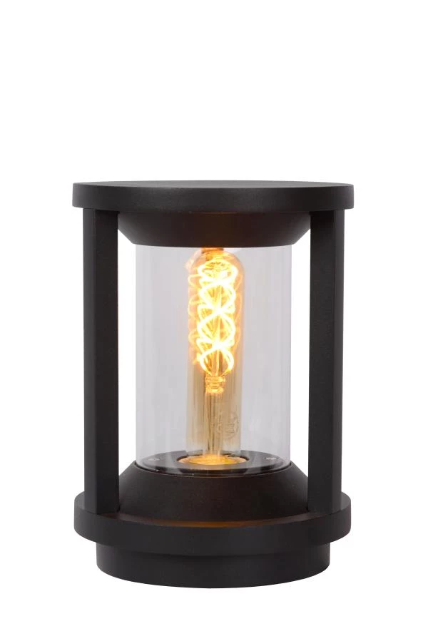 lucide Lucide CADIX - Sokkellamp - Ø 16 cm - 1xE27 - IP65 - Zwart
