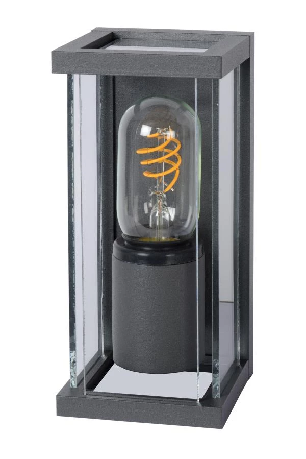 Lucide Lucide CLAIRE - Wandlamp Binnen/Buiten - 1xE27 - IP54 - Antraciet