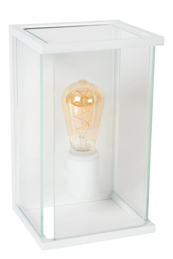 Lucide Lucide CLAIRE - Wandlamp Binnen/Buiten - 1xE27 - IP54 - Wit