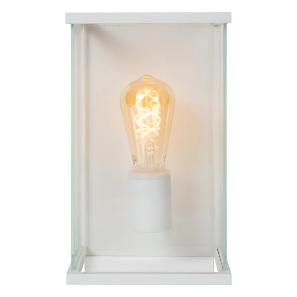 Lucide Lucide CLAIRE - Wandlamp Binnen/Buiten - 1xE27 - IP54 - Wit