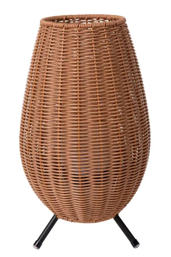 Lucide Lucide COLIN IP44 - Oplaadbare Tafellamp Binnen/Buiten - Accu/Batterij - LED 3 StepDim - 1x3W 3000K - IP44 - Naturel