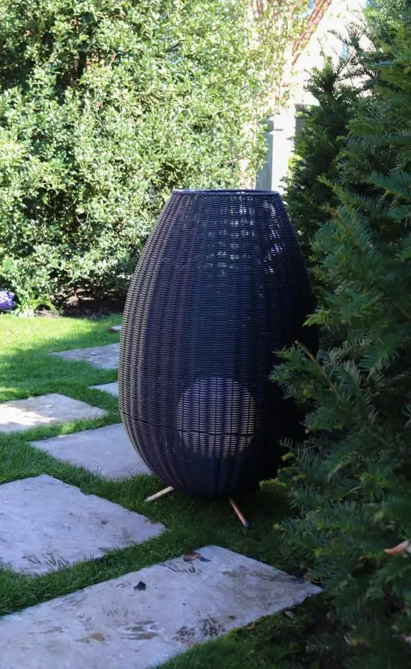 Lucide Lucide COLIN IP44 - Oplaadbare Vloerlamp Binnen/Buiten - Accu/Batterij - LED 3 StepDim - 1x3W 3000K - IP44 - Zwart