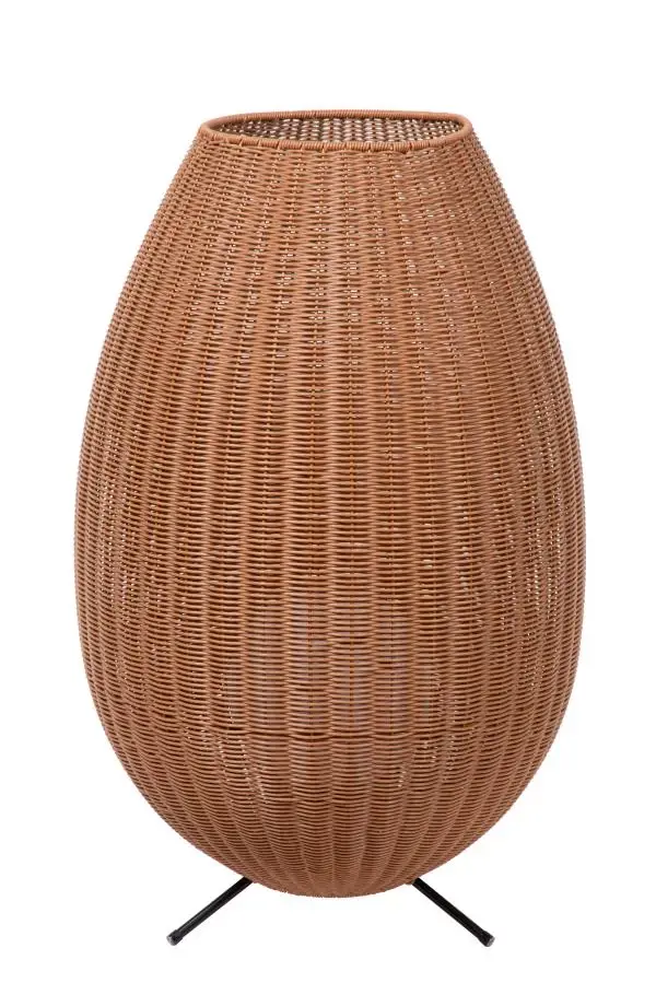 Lucide Lucide COLIN IP44 - Oplaadbare Vloerlamp Binnen/Buiten - Accu/Batterij - LED 3 StepDim - 1x3W 3000K - IP44 - Naturel