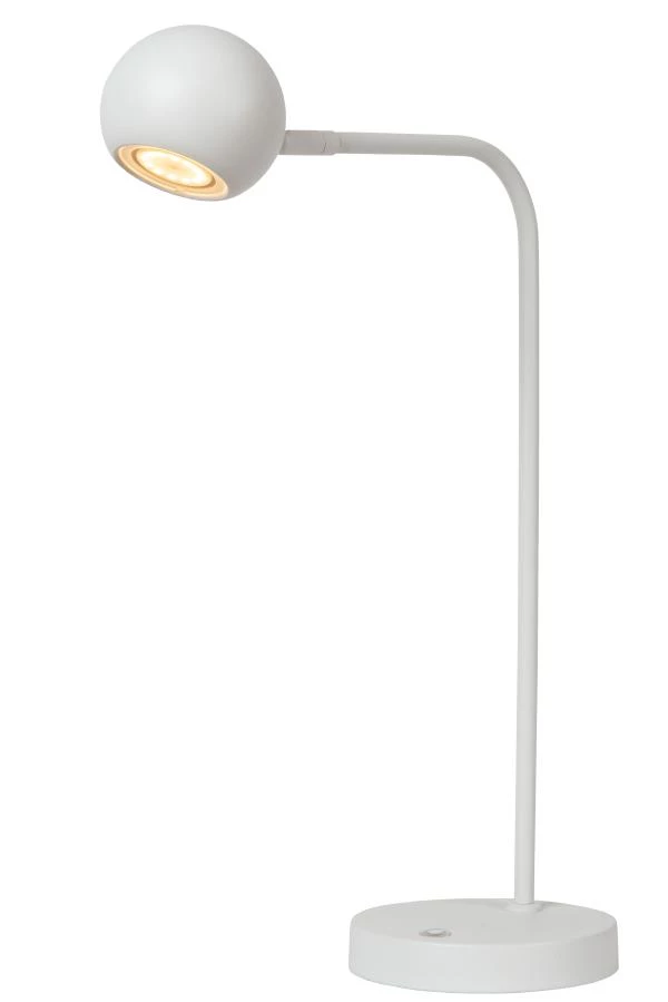 lucide Lucide COMET - Oplaadbare Bureaulamp - Accu/Batterij - LED 3 StepDim - 1x3W 2700K - Wit