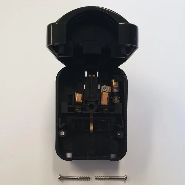 Lucide Lucide CONVERTOR PLUG - Stekker 3-pin - 13A - Zwart