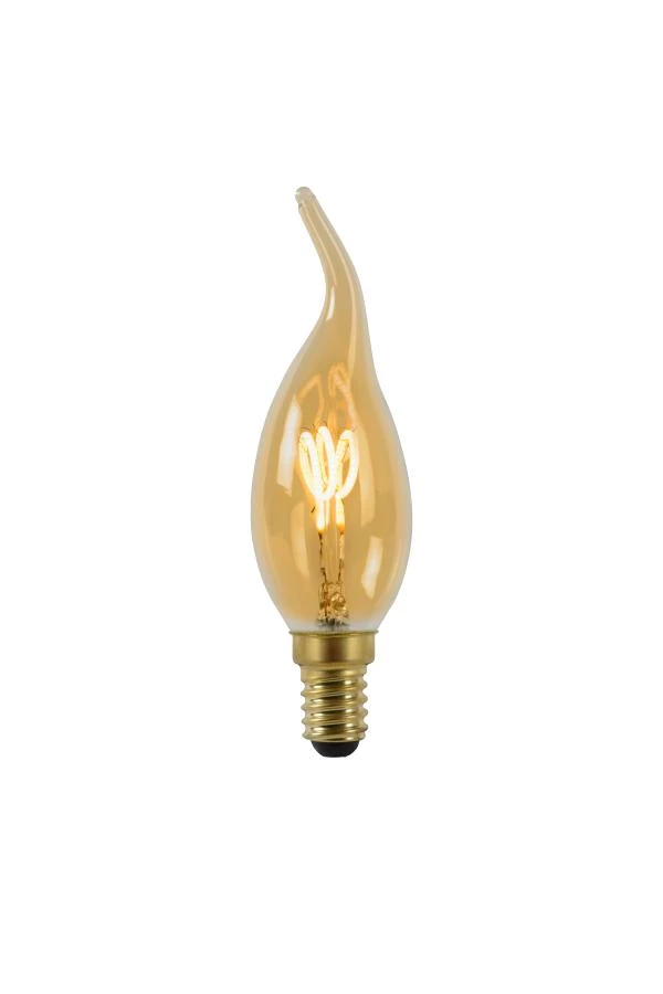lucide Lucide CT35 - Filament lamp - Ø 3 5 cm - LED Dimb. - E14 - 1x3W 2200K - Amber