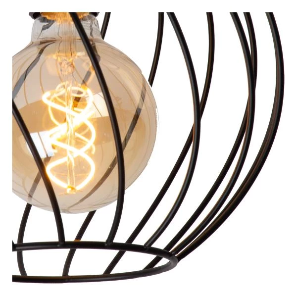 Lucide Lucide DANZA - Plafonnière - Ø 25 Cm - 1xE27 - Zwart