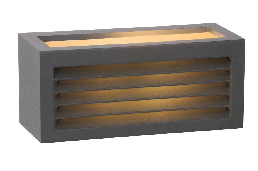 lucide Lucide DIMO - Wandlamp Binnen/Buiten - 1xE27 - IP54 - Antraciet