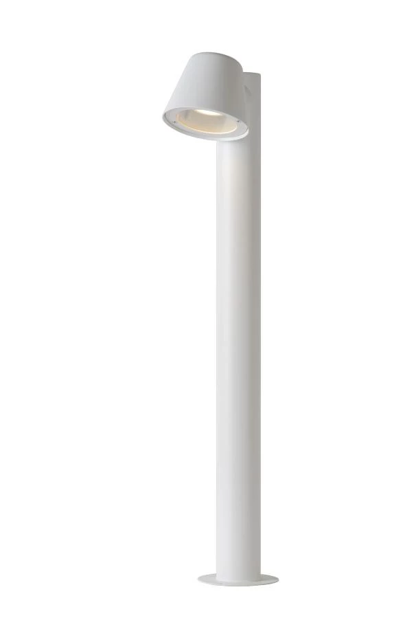 lucide Lucide DINGO-LED - Sokkellamp - LED Dimb. - GU10 - 1x5W 3000K - IP44 - Wit
