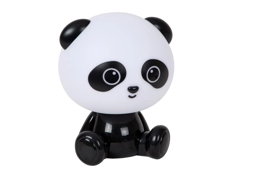 Lucide Lucide DODO PANDA - Tafellamp Kinderkamer - LED 3 StepDim - 1x3W 4000K - Zwart