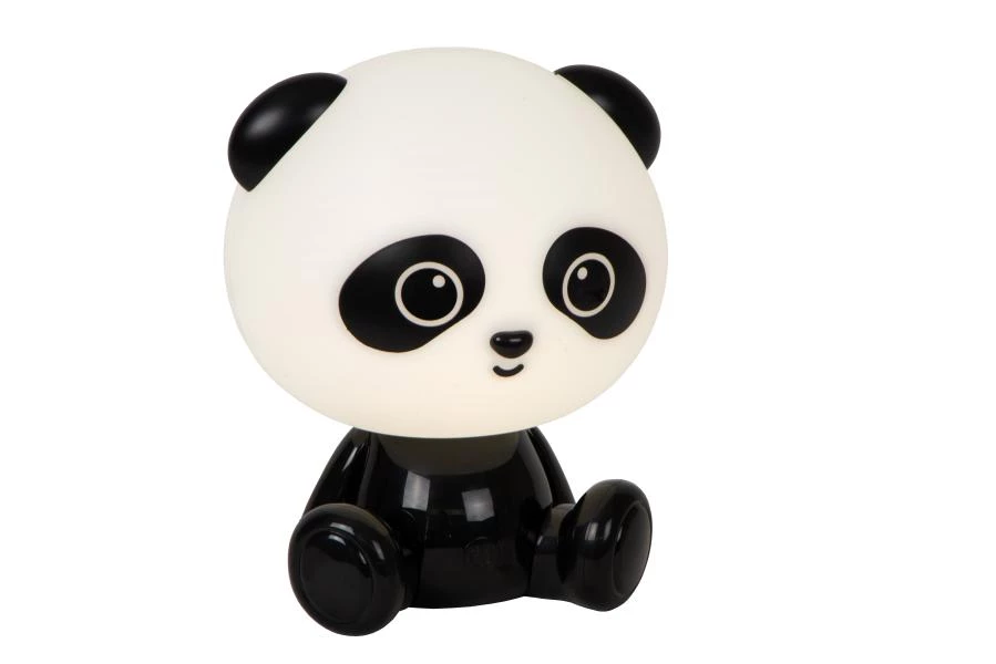 lucide Lucide DODO PANDA - Tafellamp Kinderkamer - LED 3 StepDim - 1x3W 4000K - Zwart
