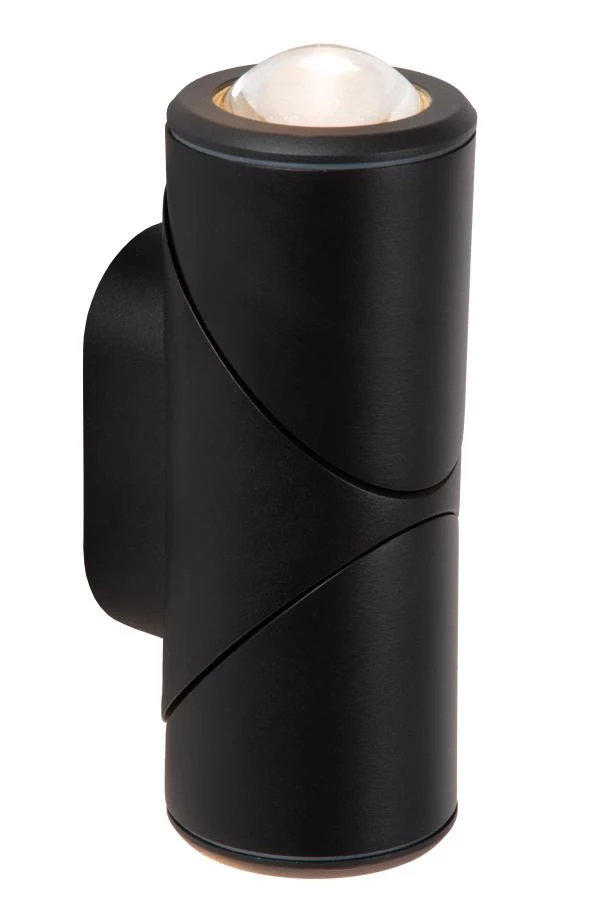 lucide Lucide ERIN - Wandspot / Wandlamp Binnen/Buiten - LED - 2x5W 2700K - IP65 - Zwart