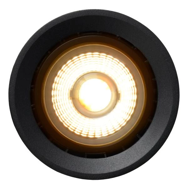 Lucide Lucide FEDLER - Plafondspot - Ø 12 Cm - LED Dim To Warm - GU10 (ES111) - 1x12W 2200K/3000K - Zwart