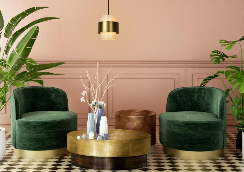 Lucide Lucide FIRMIN - Hanglamp - Ø 20 Cm - 1xE27 - Mat Goud / Messing