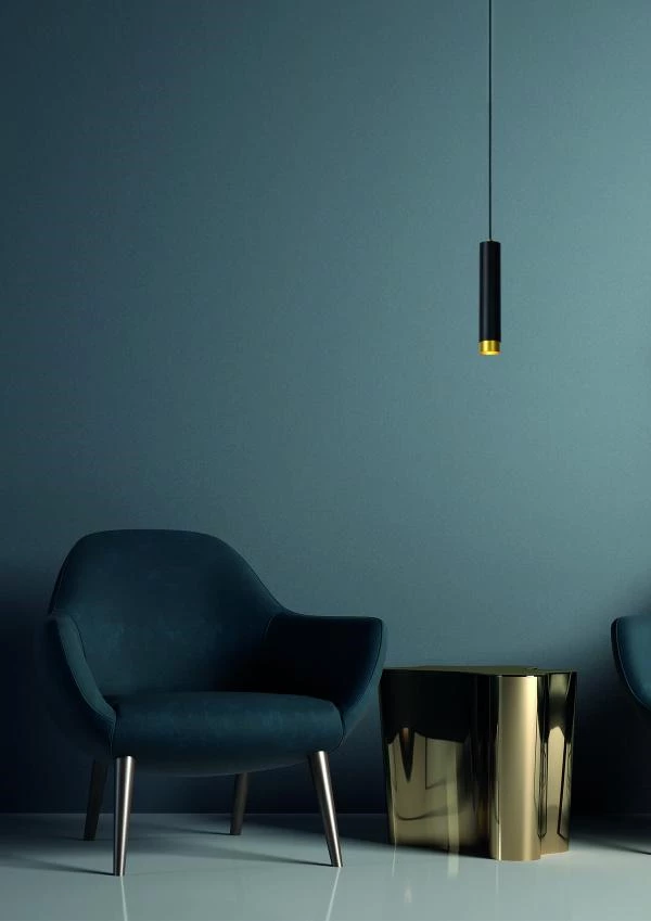 Lucide Lucide FLORIS - Hanglamp - Ø 5 9 Cm - 1xGU10 - Zwart