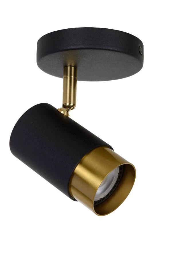 Lucide Lucide FLORIS - Plafondspot - Ø 10 Cm - 1xGU10 - Zwart