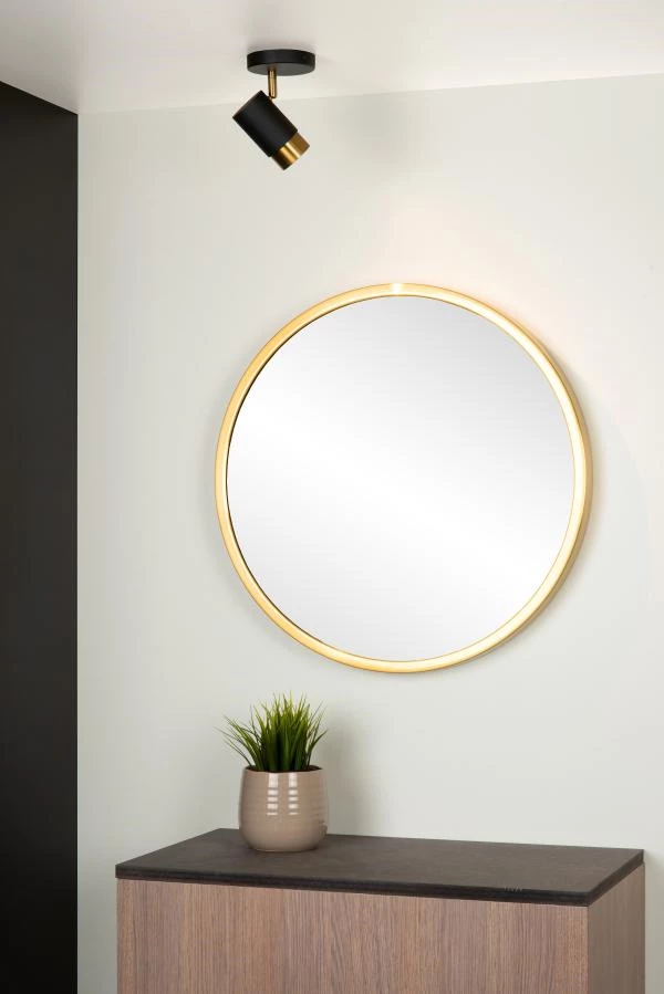 Lucide Lucide FLORIS - Plafondspot - Ø 10 Cm - 1xGU10 - Zwart