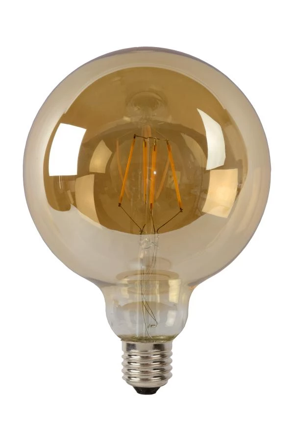 Lucide Lucide G125 - Filament Lamp - Ø 12 5 Cm - LED Dimb. - E27 - 1x8W 2700K - Amber