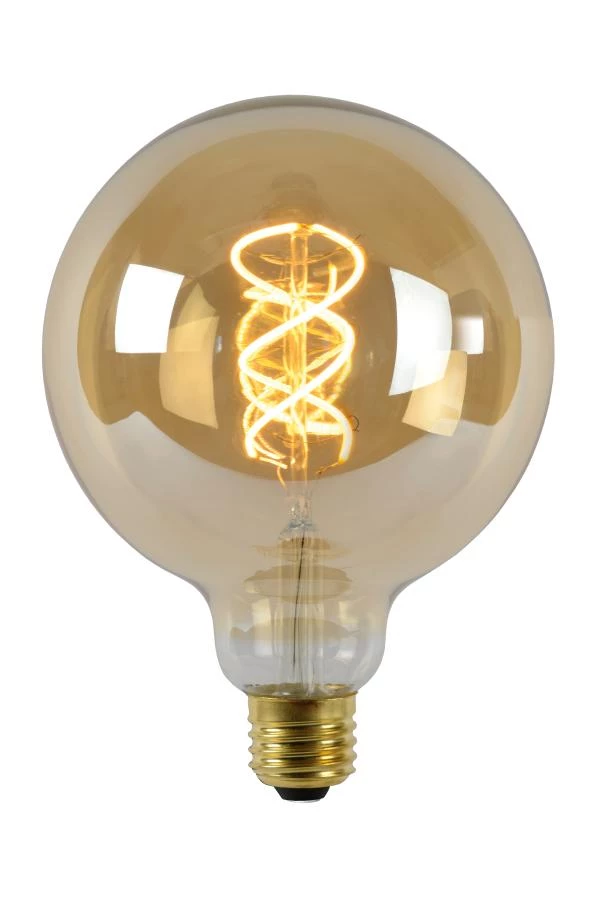 lucide Lucide G125 - Filament lamp - Ø 12 5 cm - LED Dimb. - E27 - 1x4 9W 2200K - Amber