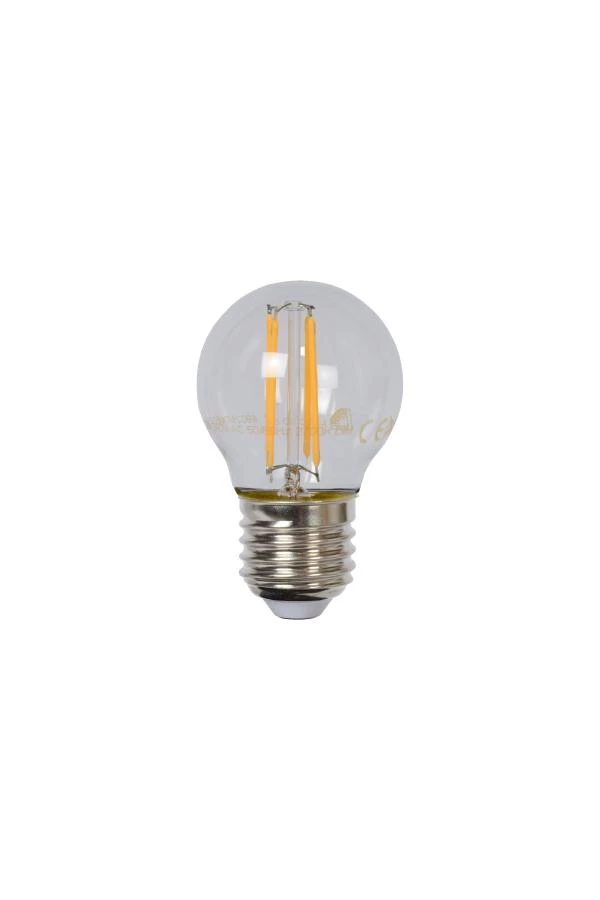 Lucide Lucide G45 - Filament Lamp - Ø 4 5 Cm - LED Dimb. - E27 - 1x4W 2700K - Transparant