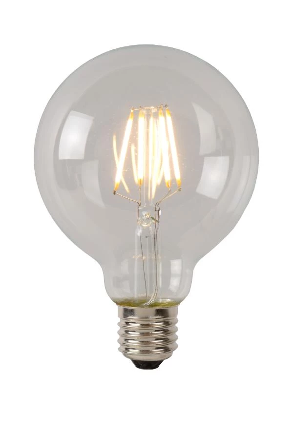 lucide Lucide G80 Class B - Filament lamp - Ø 8 cm - LED Dimb. - E27 - 1x7W 2700K - Transparant