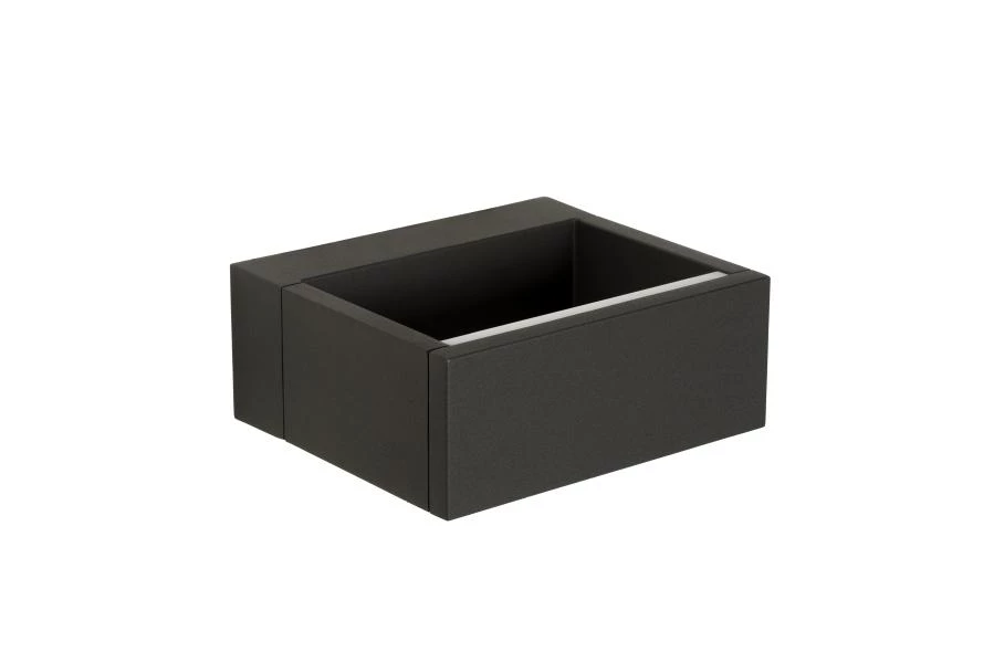 Lucide Lucide GOA - Wandlamp Binnen/Buiten - LED - 1x10W 3000K - IP54 - Antraciet