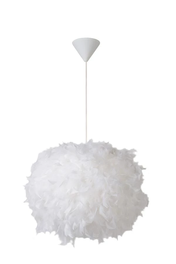 Lucide Lucide GOOSY SOFT - Hanglamp - Ø 50 Cm - 1xE27 - Wit
