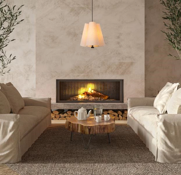 Lucide Lucide GREGORY - Hanglamp - Ø 34 3 Cm - 3xE27 - Beige