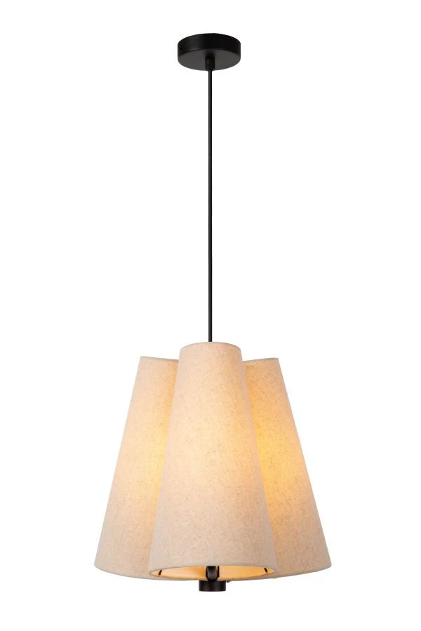 lucide Lucide GREGORY - Hanglamp - Ø 34 3 cm - 3xE27 - Beige