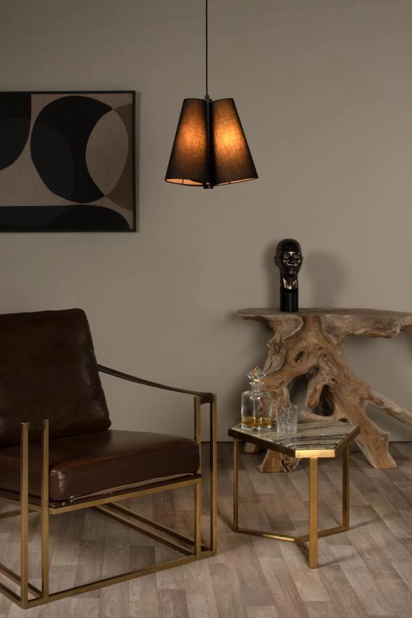 Lucide Lucide GREGORY - Hanglamp - Ø 34 3 Cm - 3xE27 - Zwart